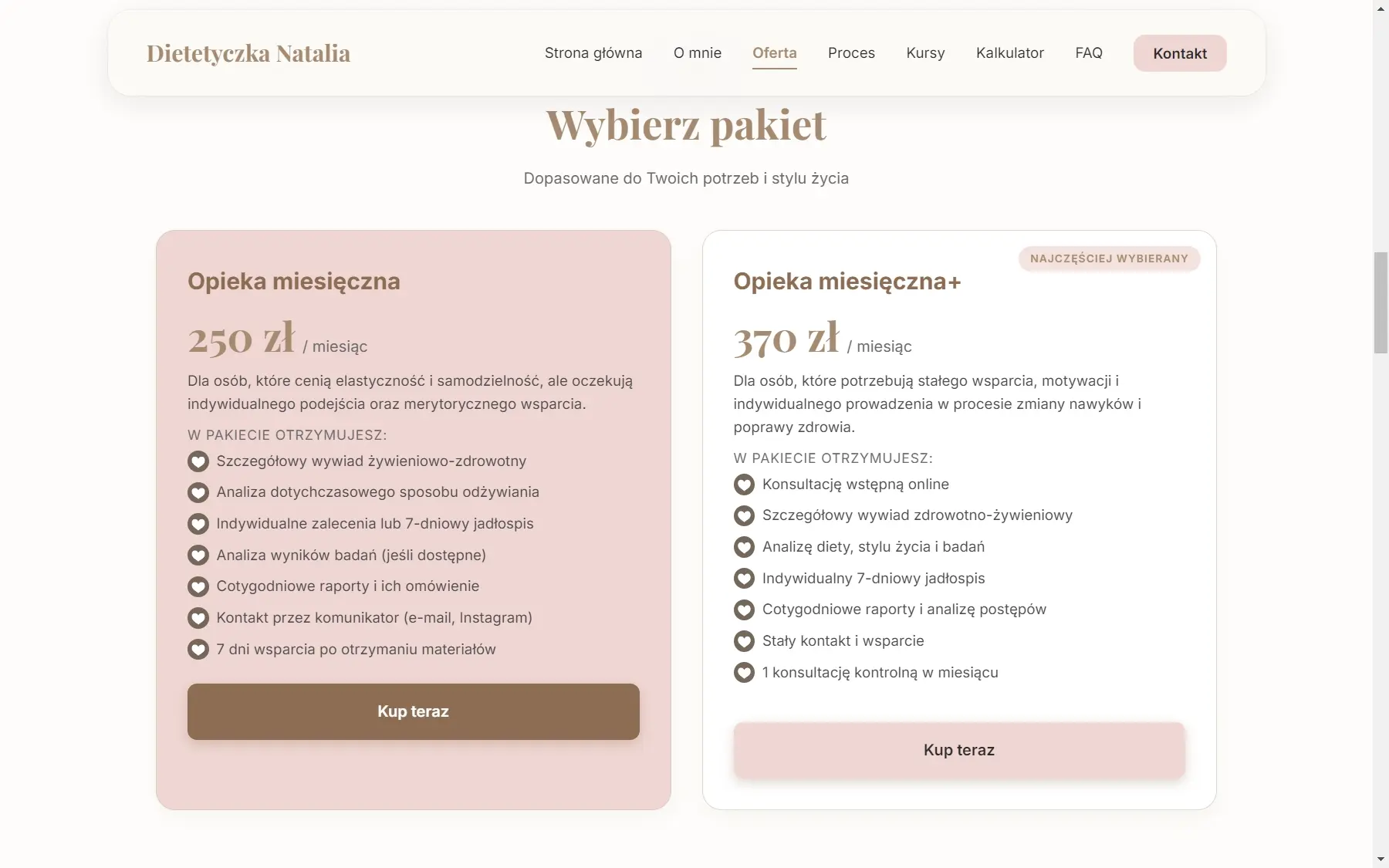 Wizytówka dietetyk na laptopie - widok 3